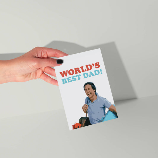 Father's Day Clark World's Best Dad Greeting Card