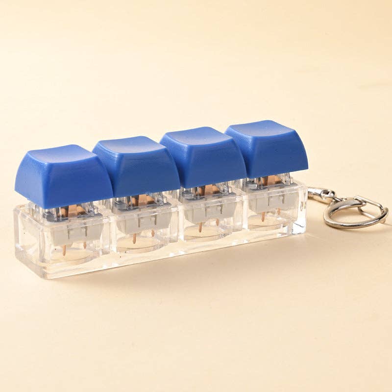 Keychain Fidget Pop Button Stress Relief Toy