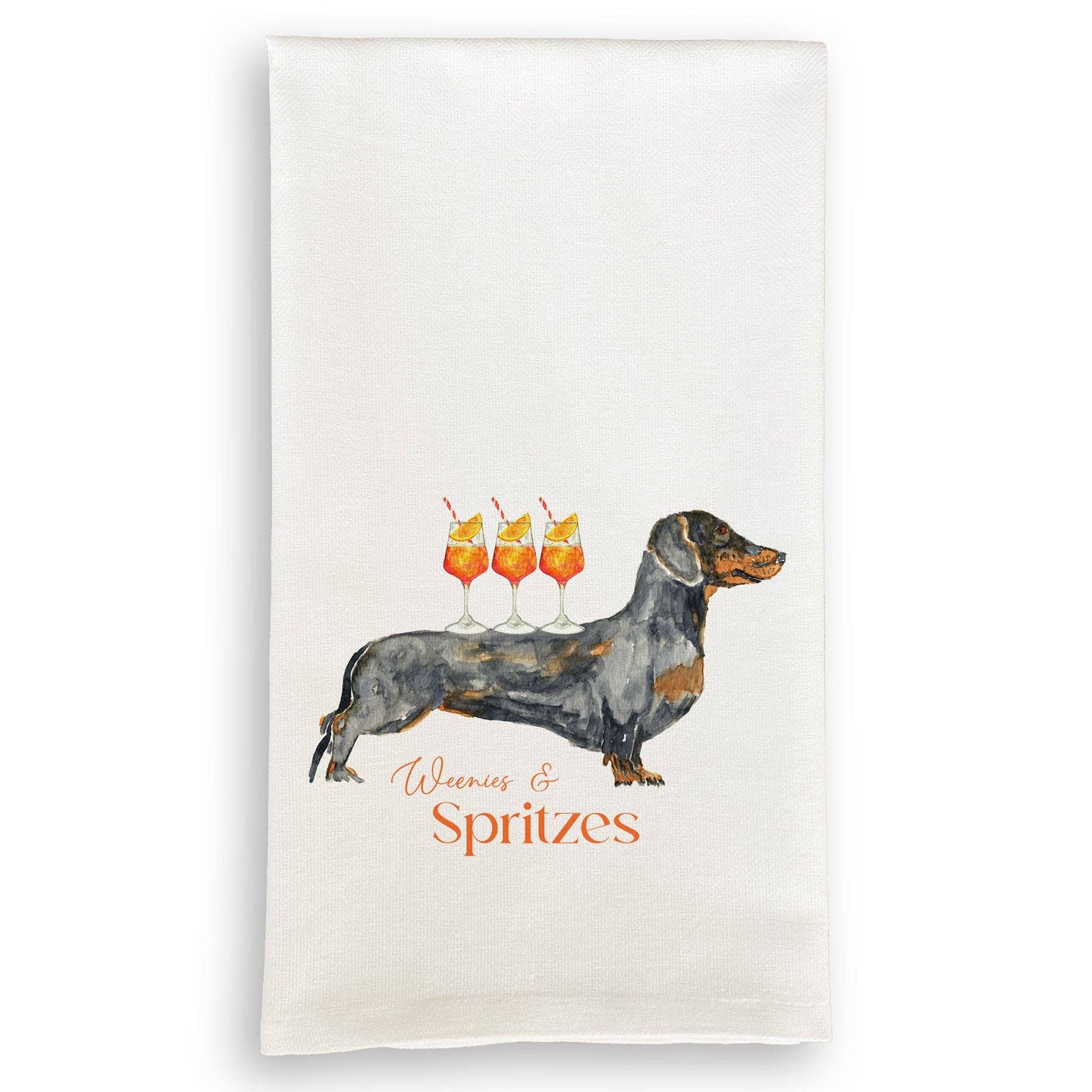 Dachshund with Aperol Spritz