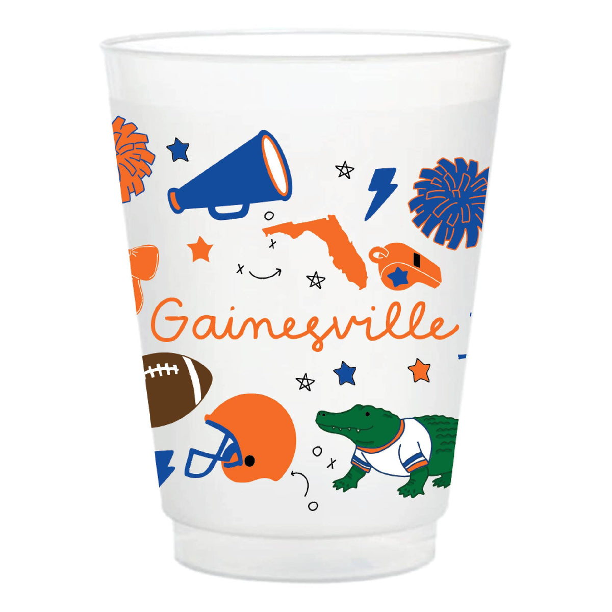 Gainesville Football Game Day 16oz Stadium Cups