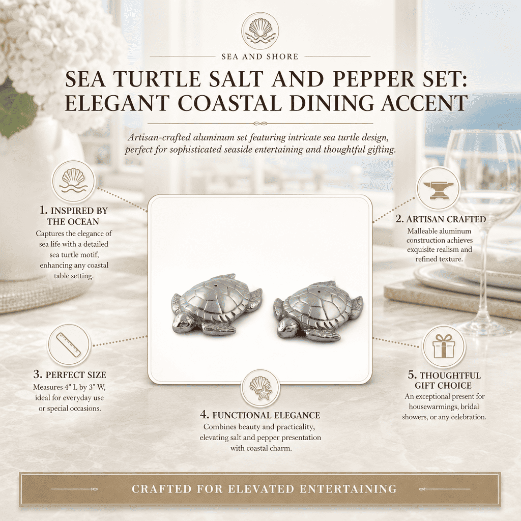 Sea Turtle Salt and Pepper Set