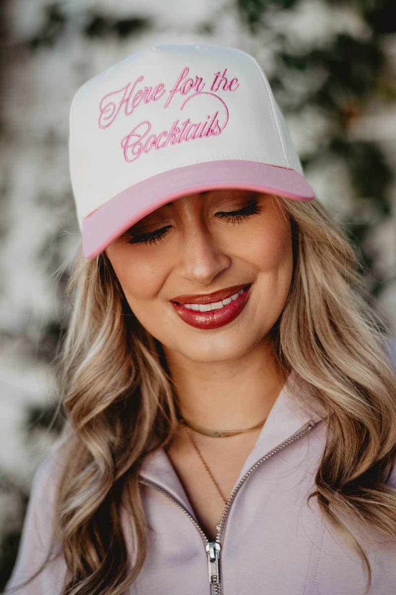 Here For the Cocktails Two-Toned Vintage Hat Grad Gift Idea