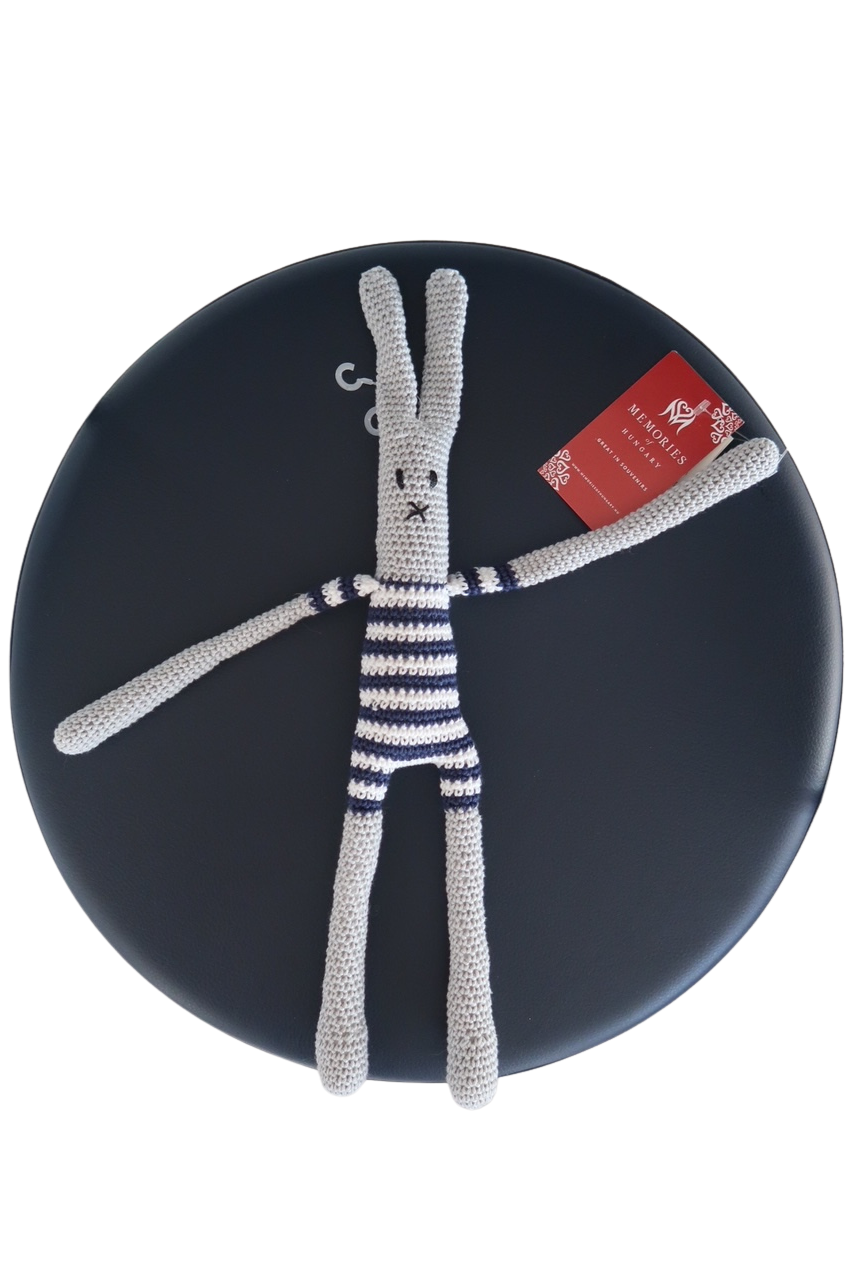 Knitted Bunny Plush Made in Hungary