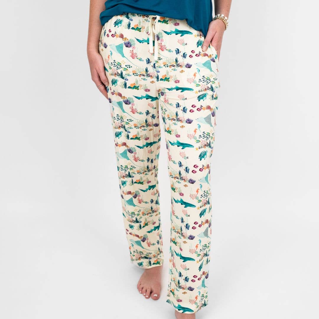 Coral Reef Bamboo Relaxed Lounge Pajama Pants