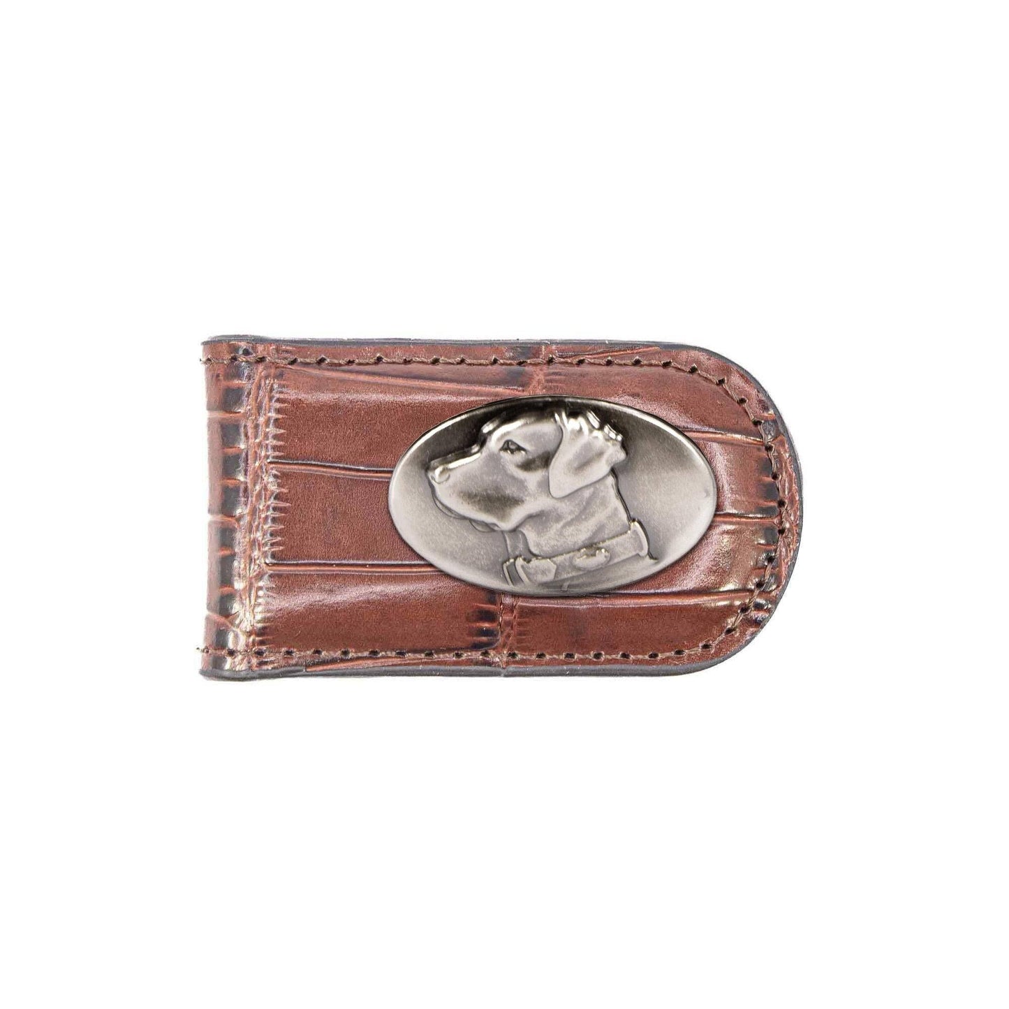 Lab Leather Magnetic Money Clip Wallet