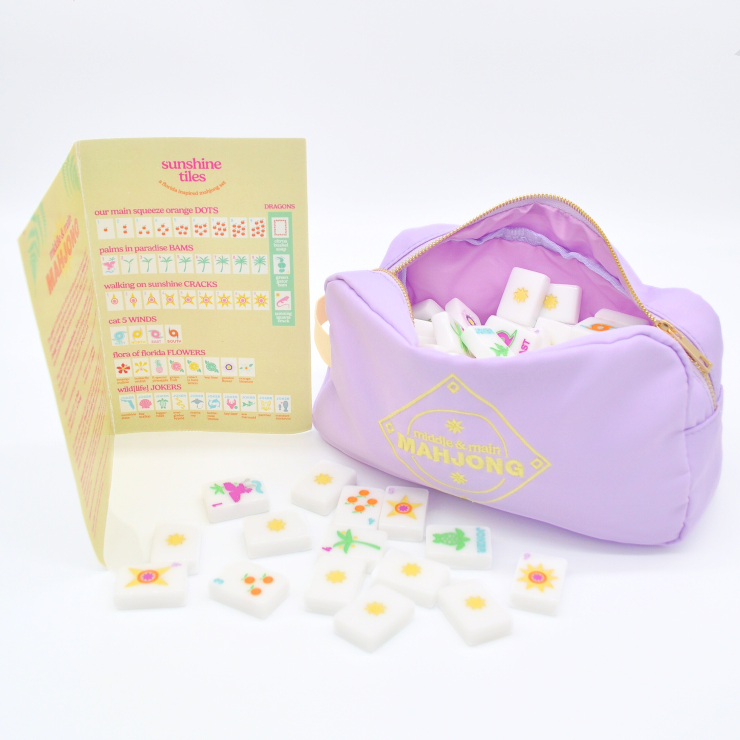 "Sunshine Tiles" FL Inspired Mahjong Set