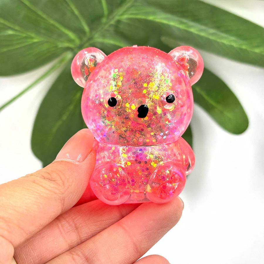 Glitter Squishy Bear Malt Sugar Slow Rebound