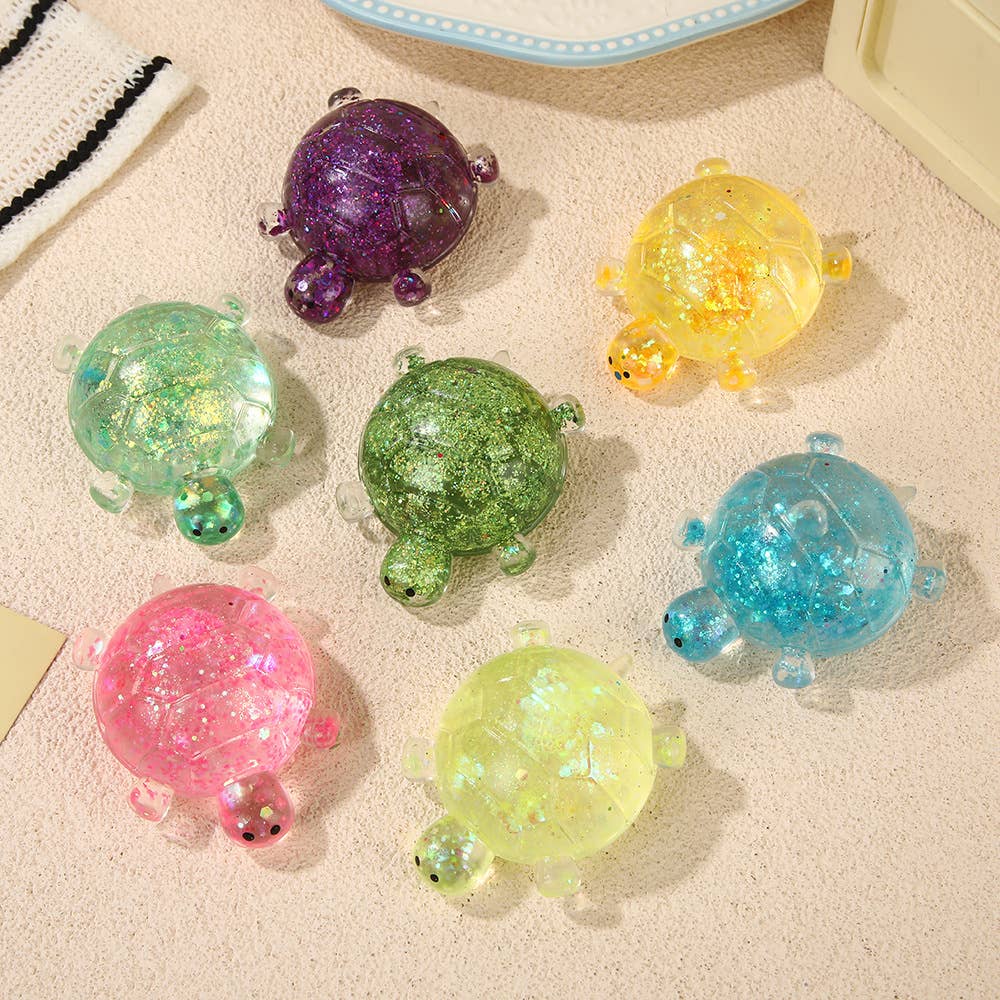 Cute Glitter turtle Squishy Squeeze Toy Fidget Toy