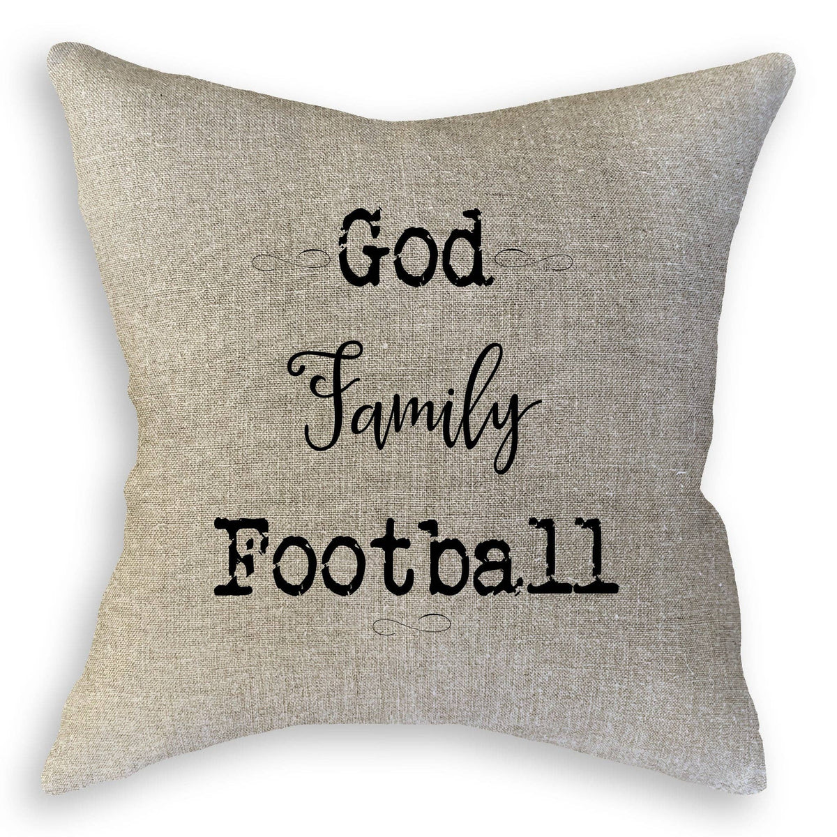 God Family Football in Black