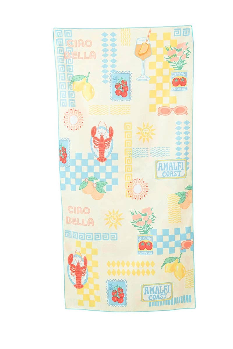 Italian Summer Reversible Microfiber Towel