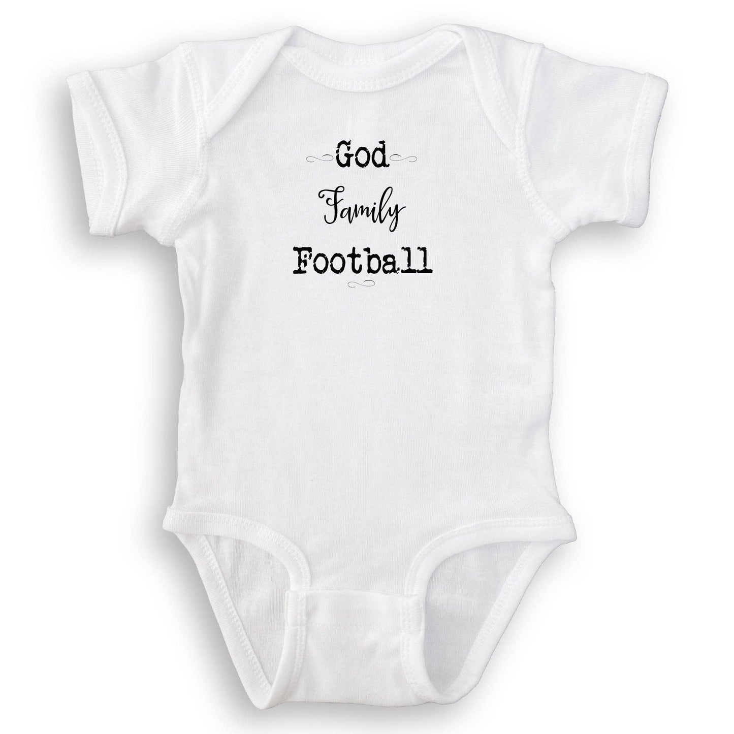 God Family Football in Black