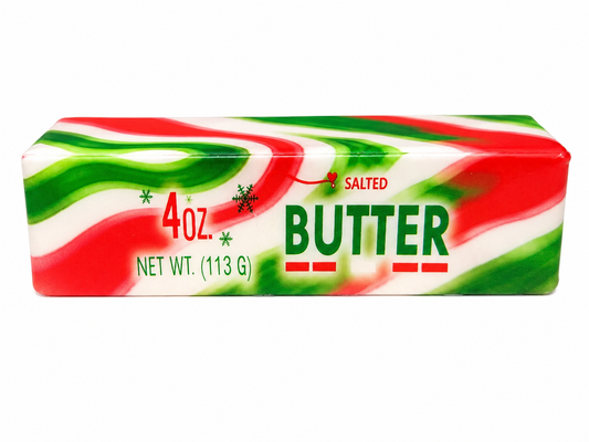 Holiday Swirl Butter Squishy – Christmas Candy Cane Slow Rise Sensory Toy