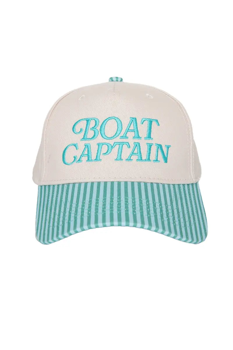 Boat Captain Two-Toned Retro Hat