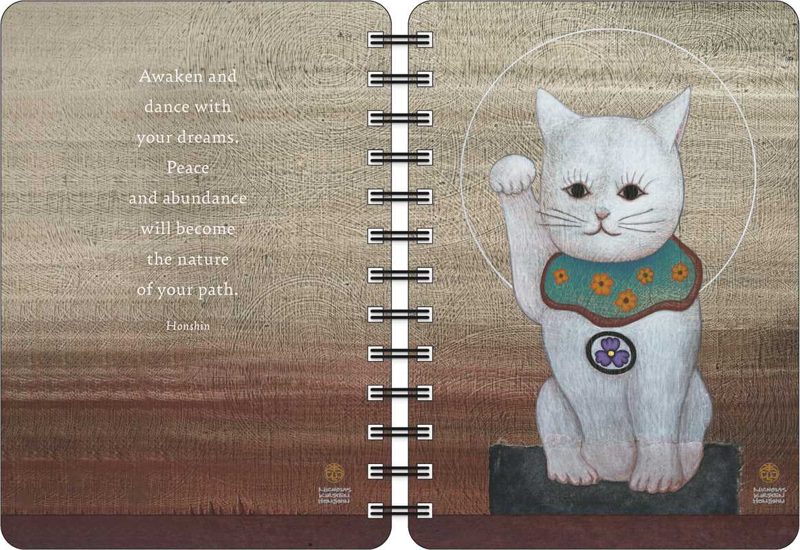 Zen Cat 2027 Weekly Planner Calendar by Kirsten-Honshin  Nicholas