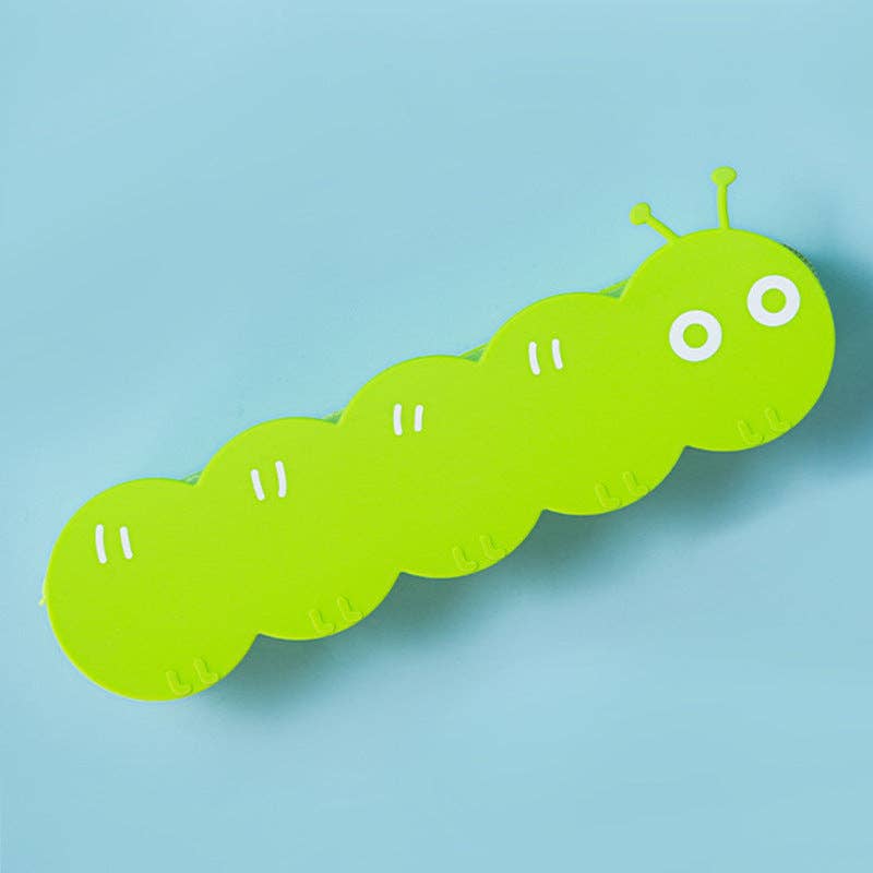 Silicone Caterpillar Pencil Case Cute School Supply