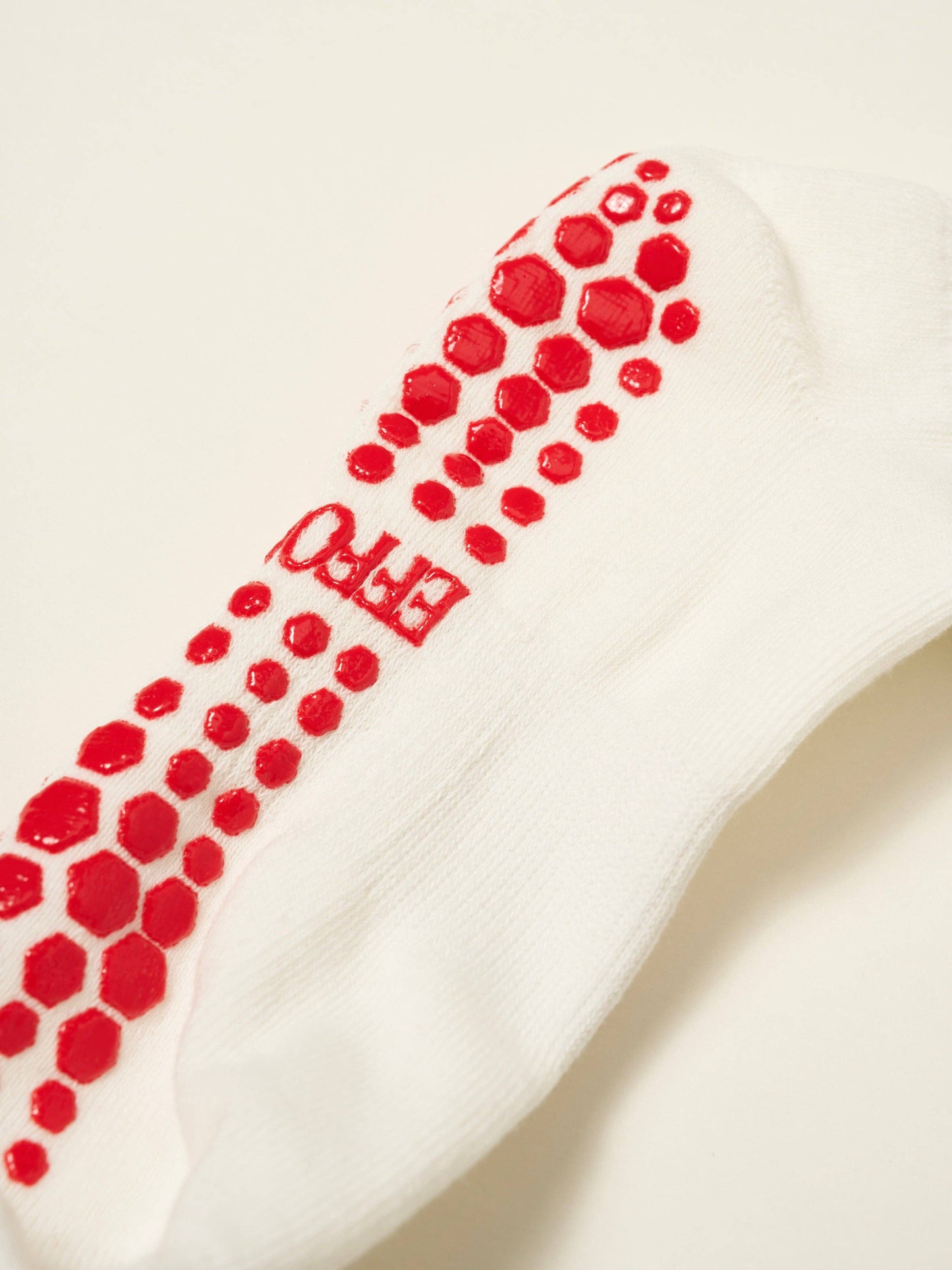 Embroidery Heart Duo Ruffle Grip Sock- Pilates Socks