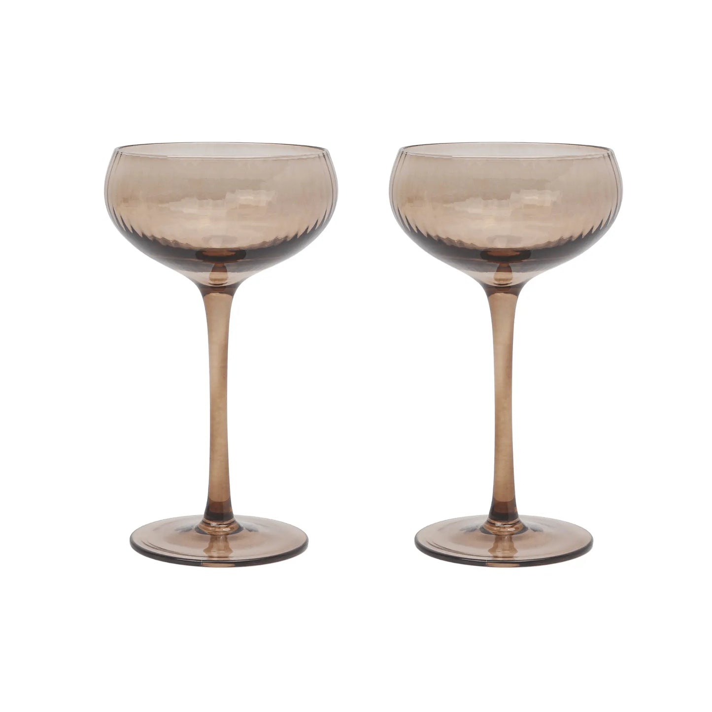 The Lou Cope- set of 2 smoke glasses