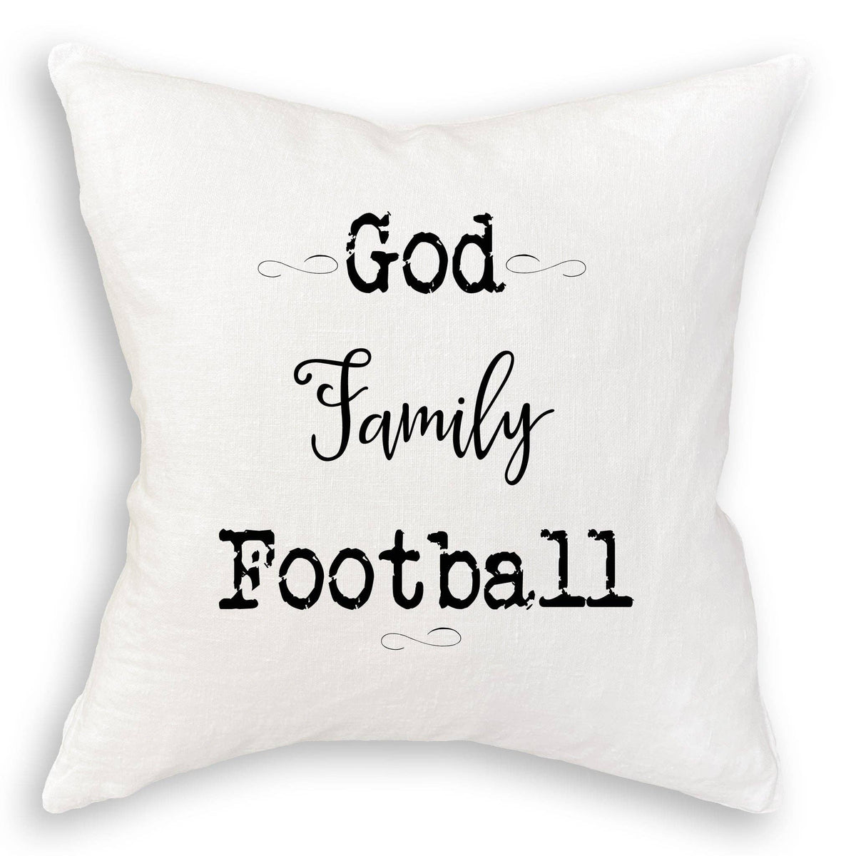 God Family Football in Black