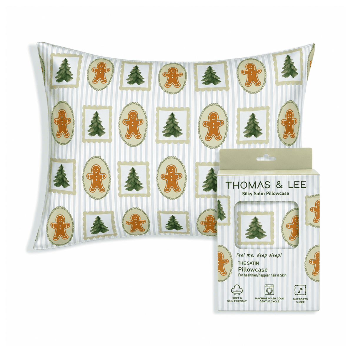 Silky Satin Pillowcase – Holiday Collection