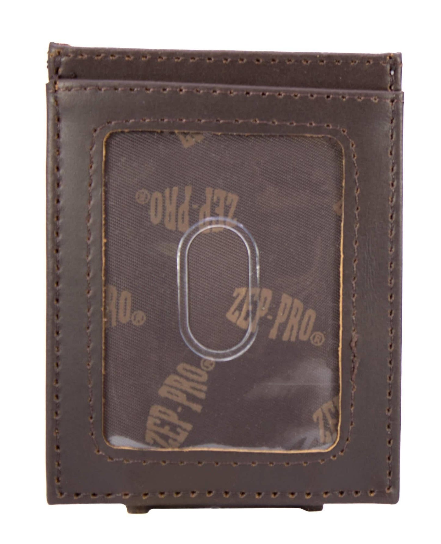 Florida Gators Men's Magnetic Front Pocket Old School Camo Leather Wallet.
