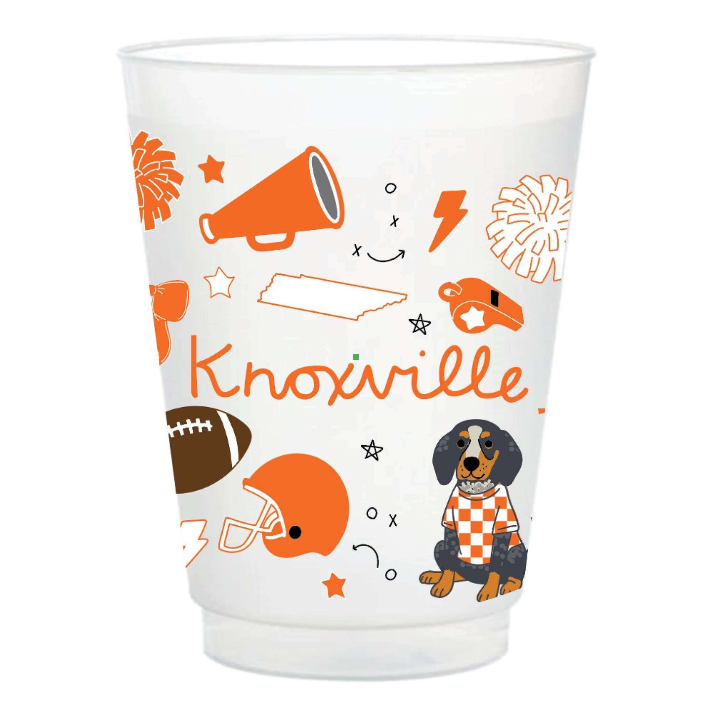 Knoxville Football Game Day 16oz Stadium Cups