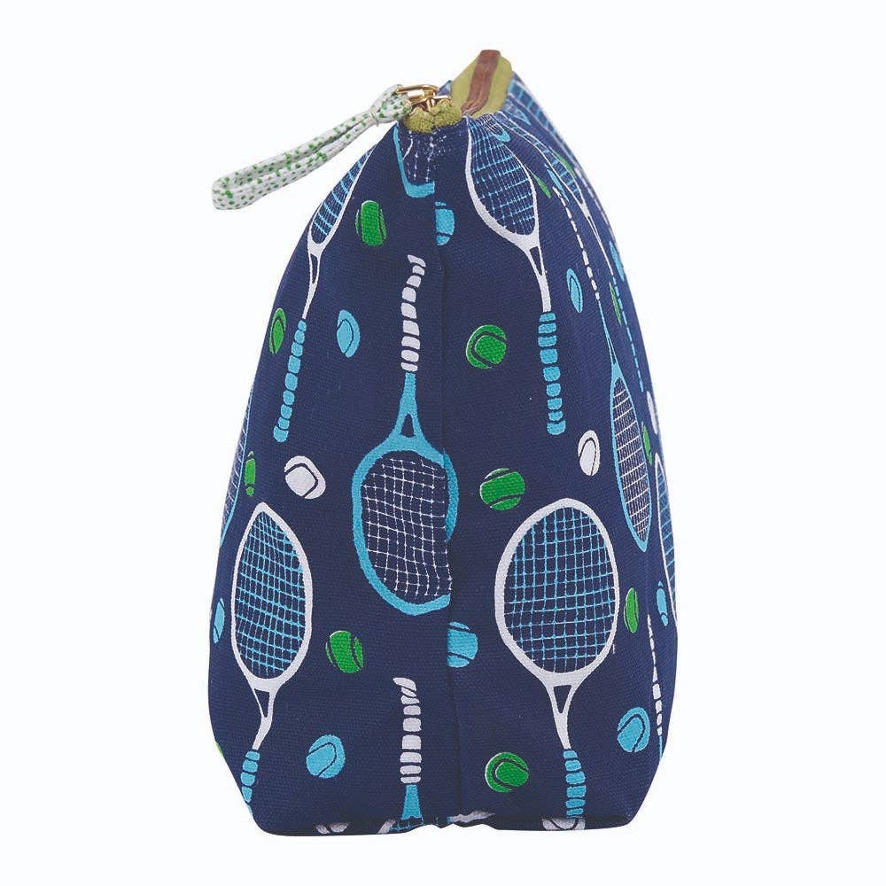 Tennis Large Canvas Pouch