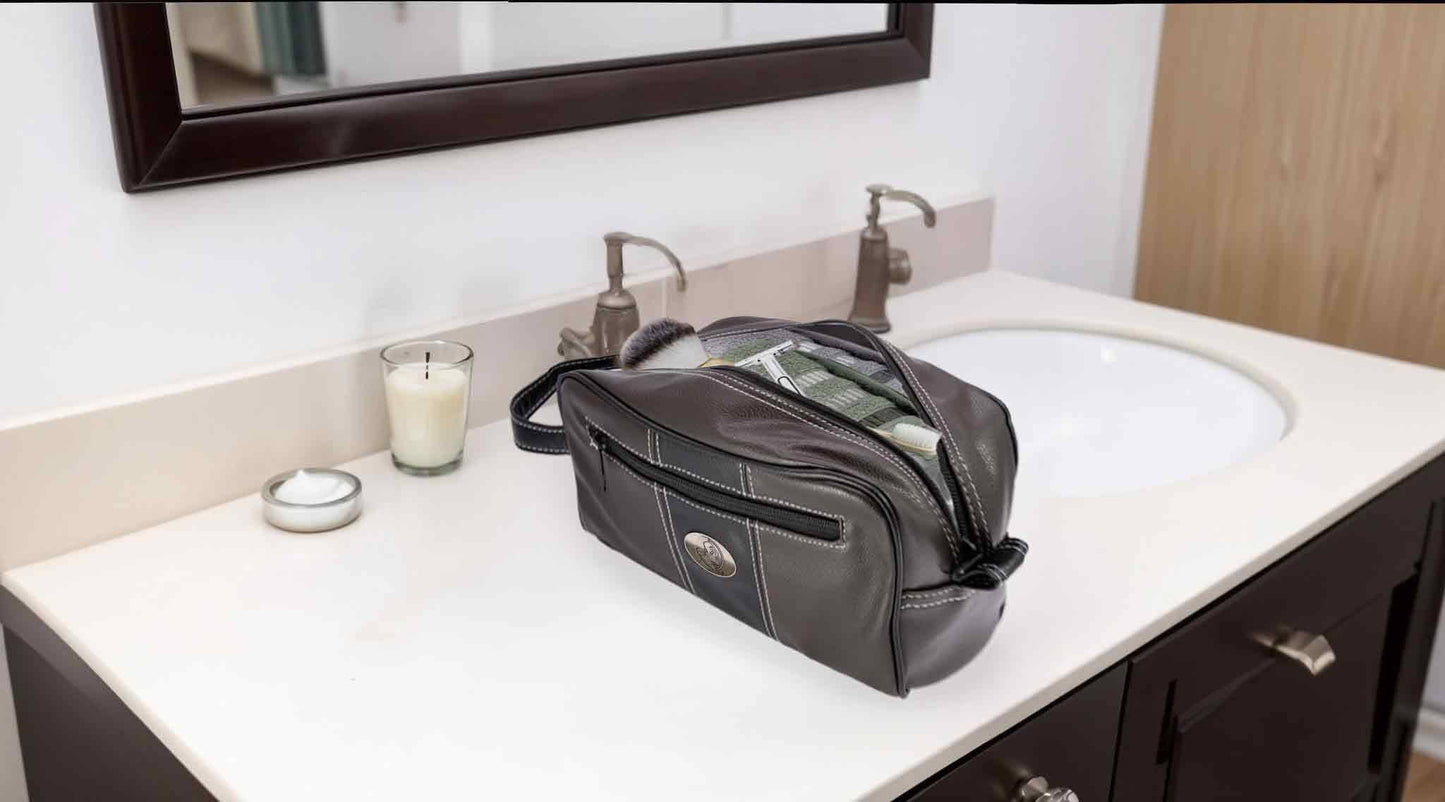 FSU Seminoles Men's Toiletry Dopp Bag Brown