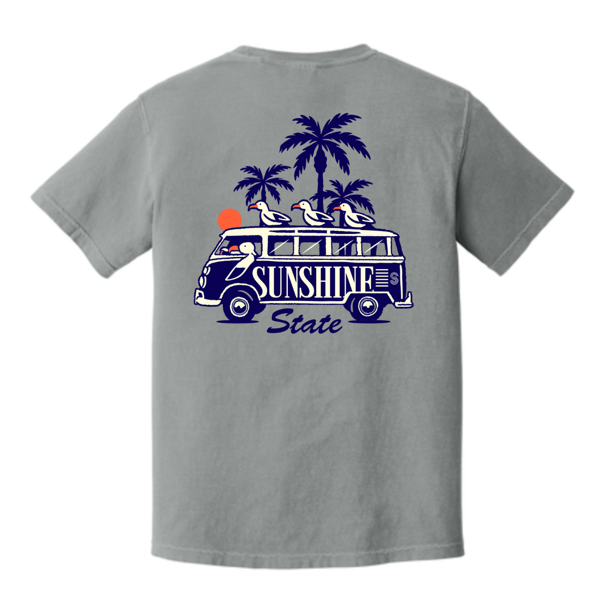 Seagull Road Trip T-Shirt | Florida Coastal Tee