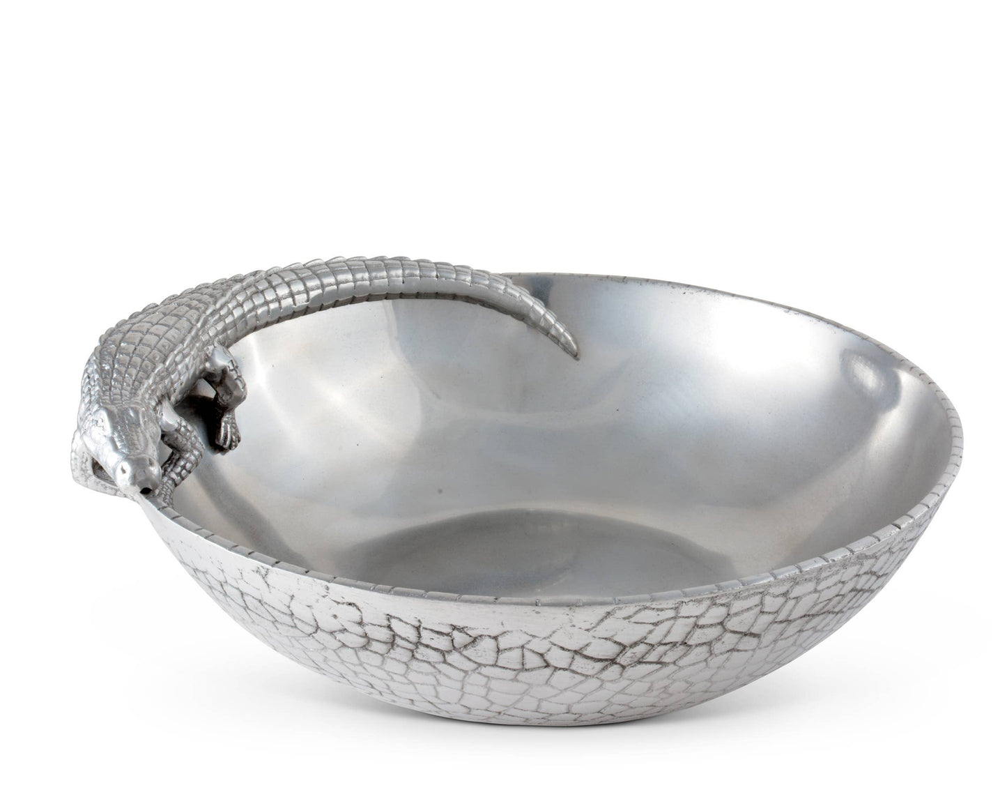 Alligator Figural 12 inch Bowl