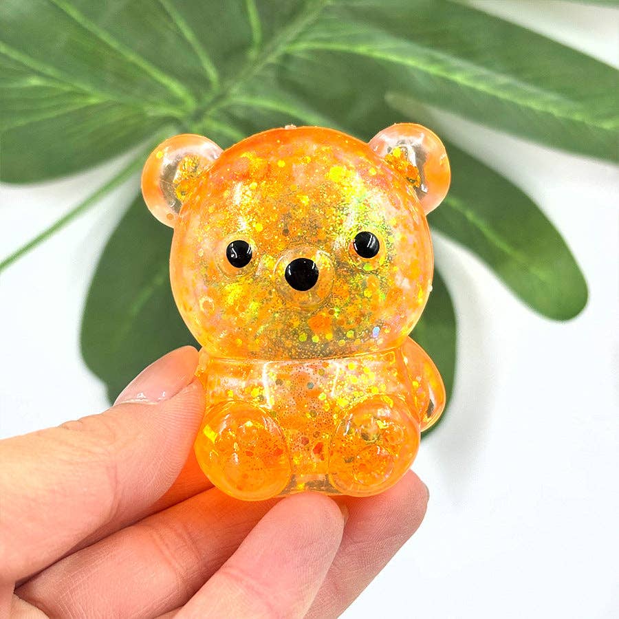 Glitter Squishy Bear Malt Sugar Slow Rebound