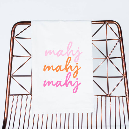Mahjong gift Mahjong gift towel cute mahjong hostess