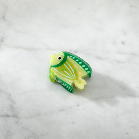 Eco-Friendly Mini Key Lime Reef Fish Hair Clip Claw