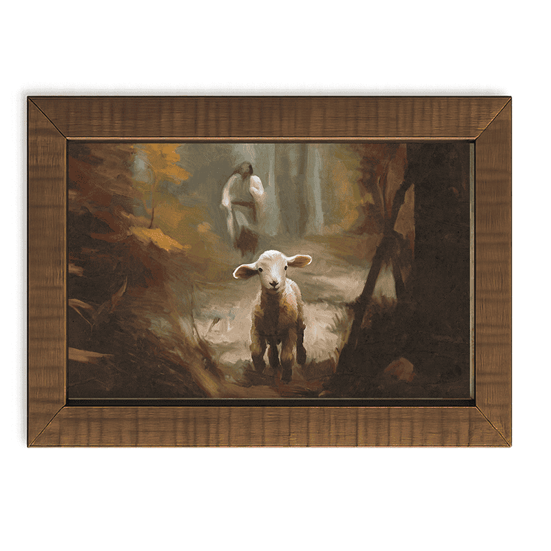 Little Lamb - Horizontal Frame