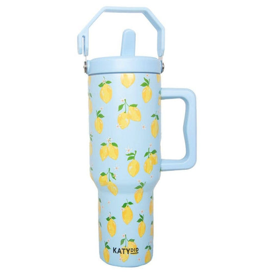 Zesty Lemons 38 Oz Tumbler Cup College Grad Gift