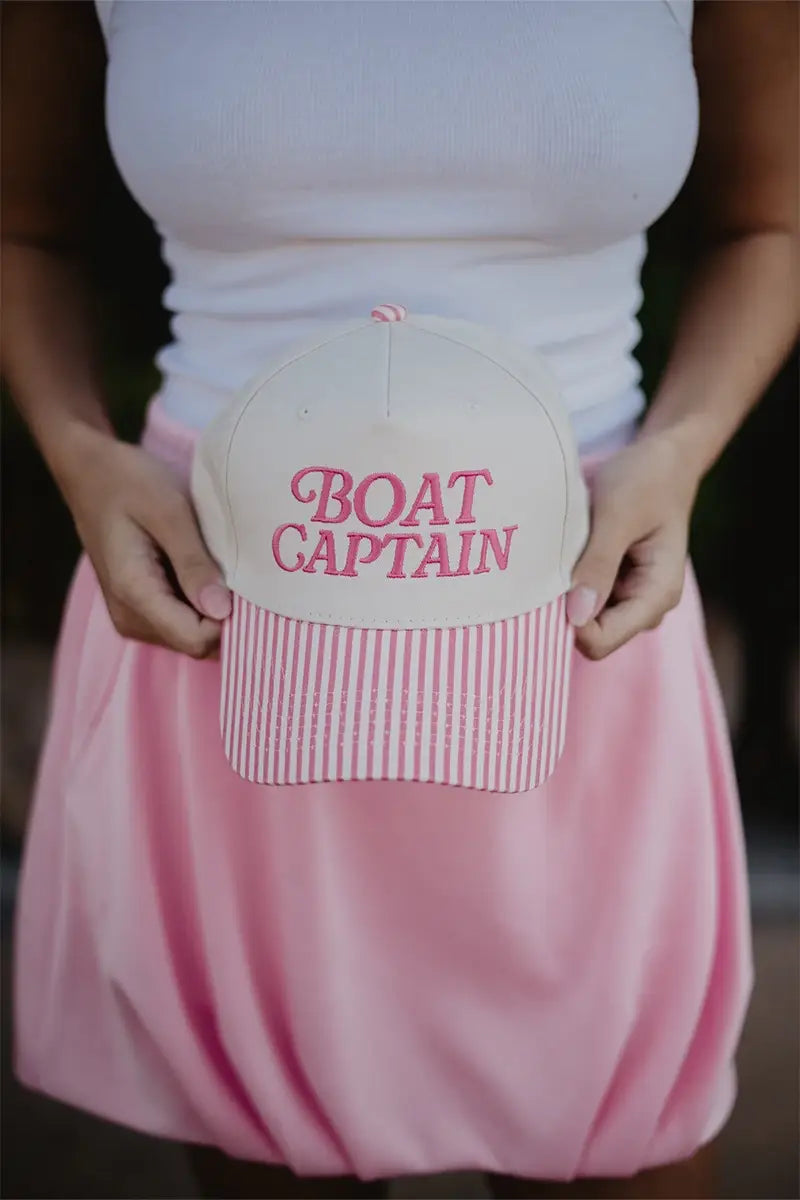 Boat Captain Two-Toned Retro Hat