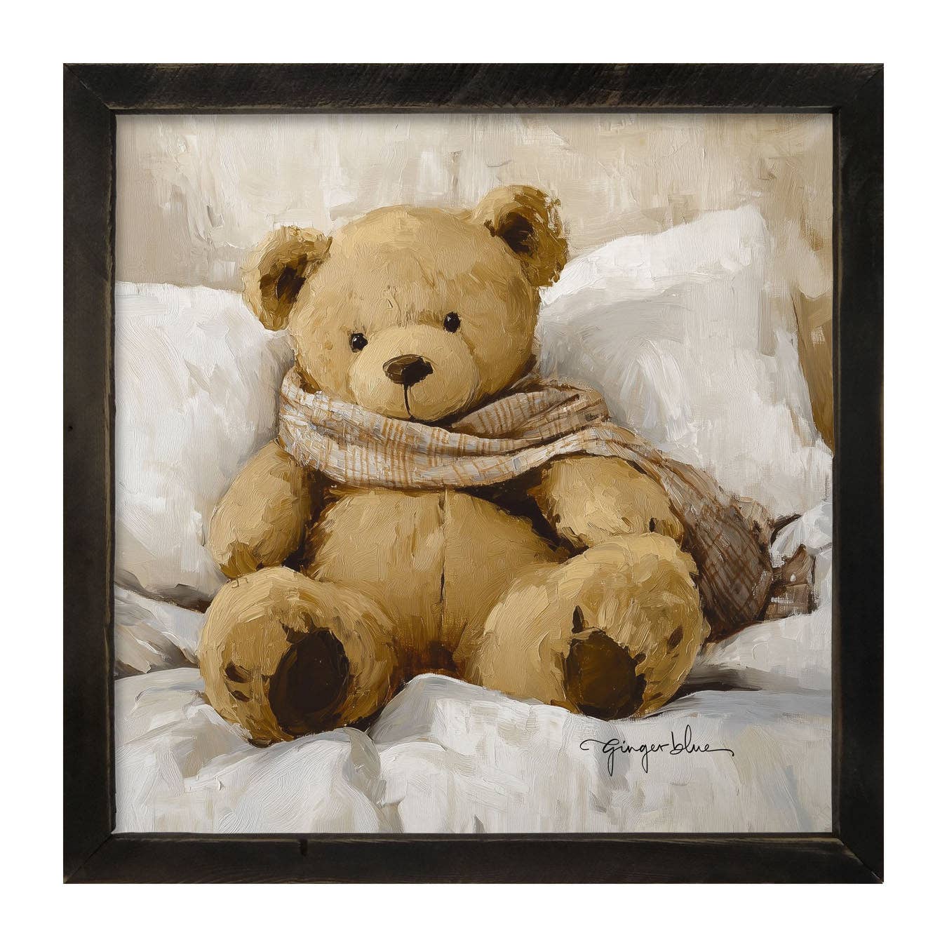 White Scarf Teddy Bear