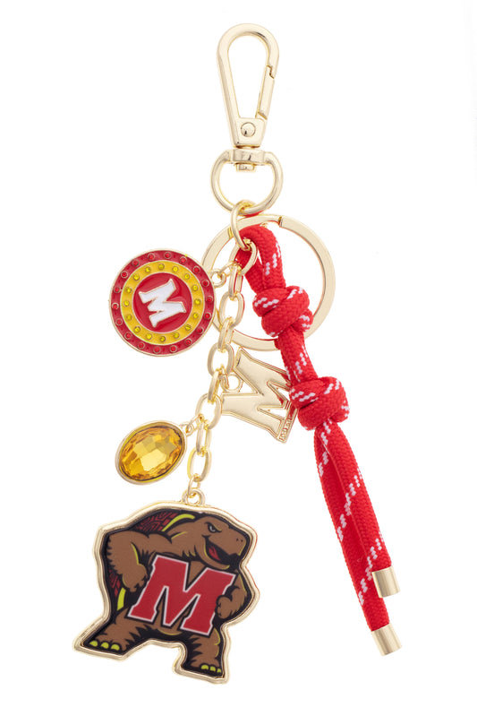 Maryland Terrapins Cluster Bag Charm