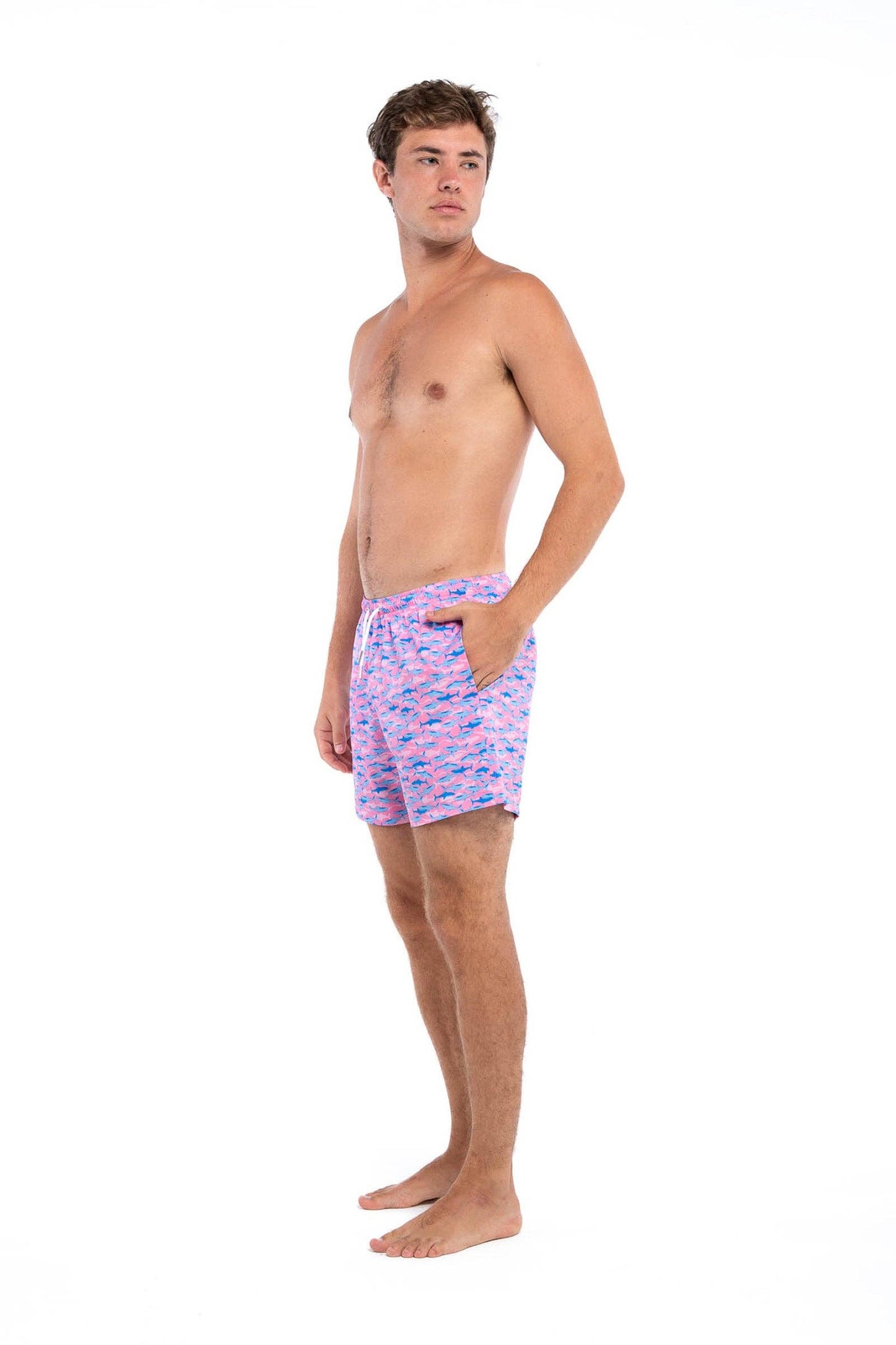 Pink Sharks - 6 inch with liner