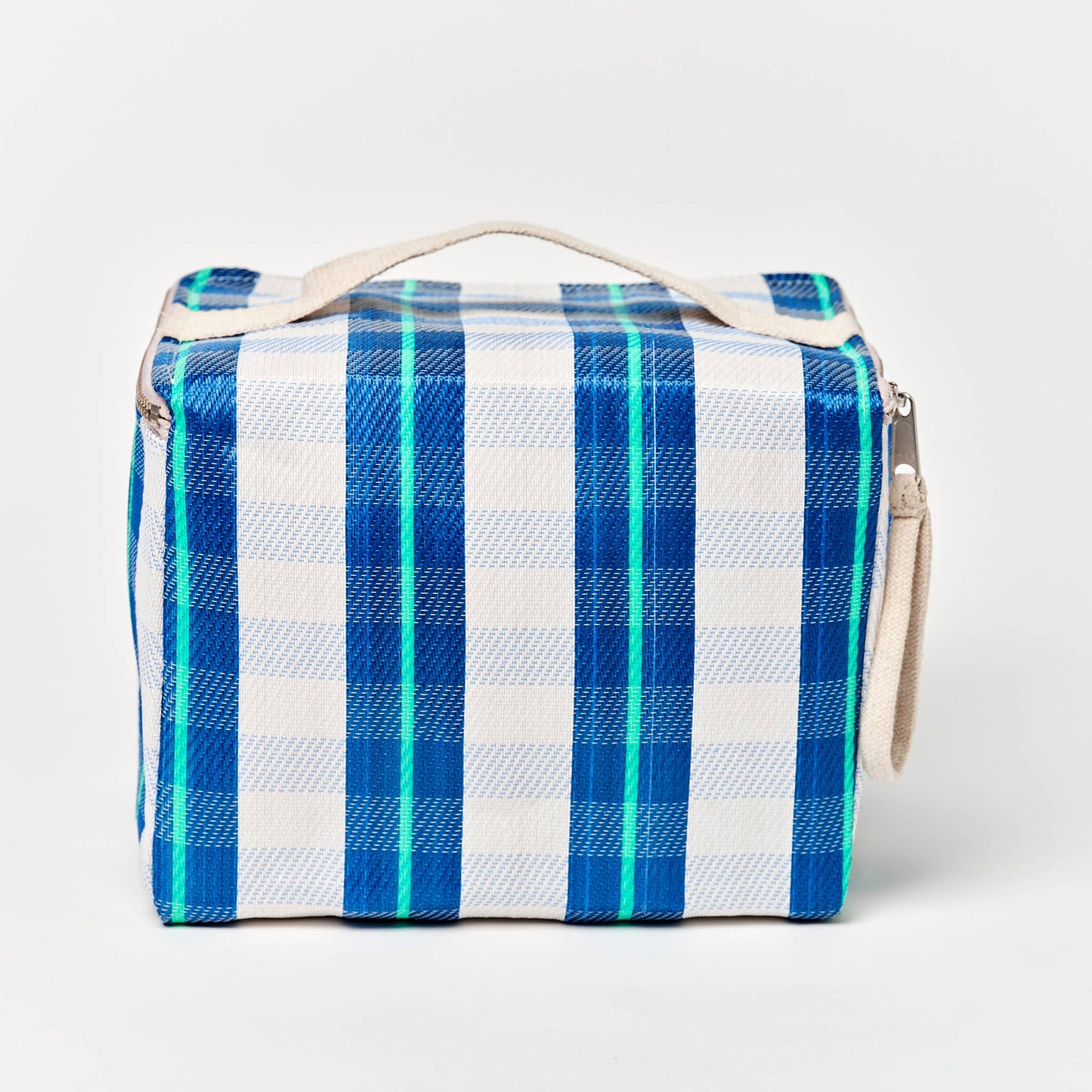 Recycled Nylon Lunch Cooler Bag La Mer Blue Neon