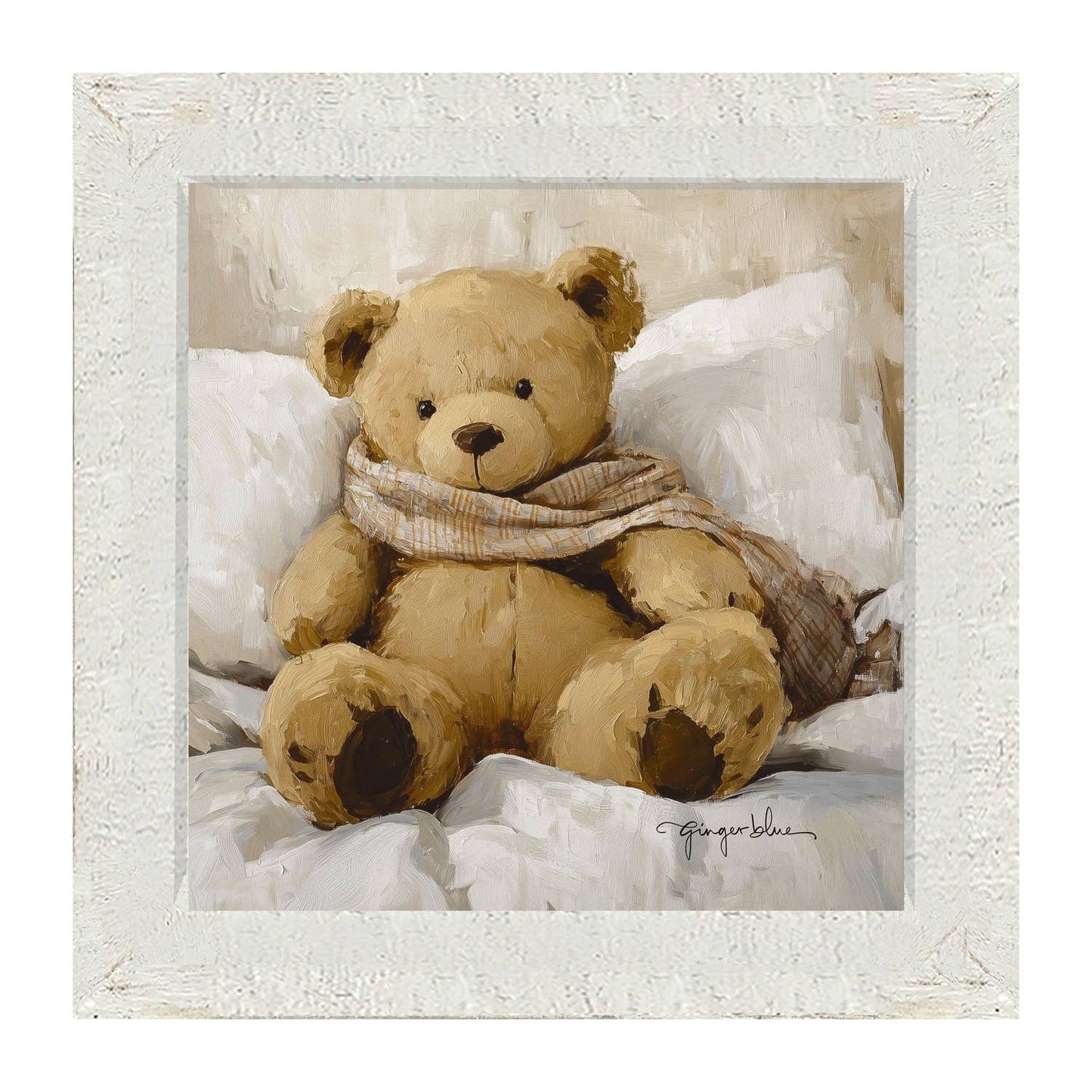White Scarf Teddy Bear