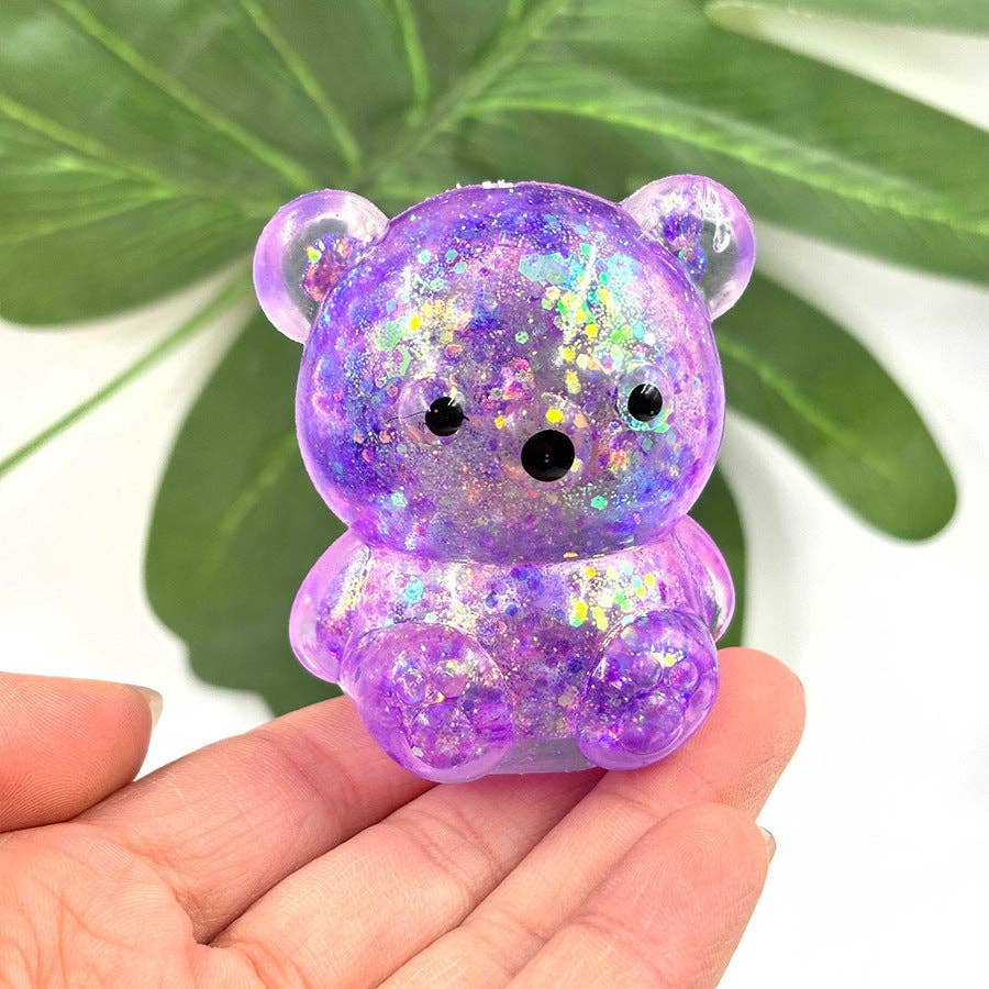 Glitter Squishy Bear Malt Sugar Slow Rebound