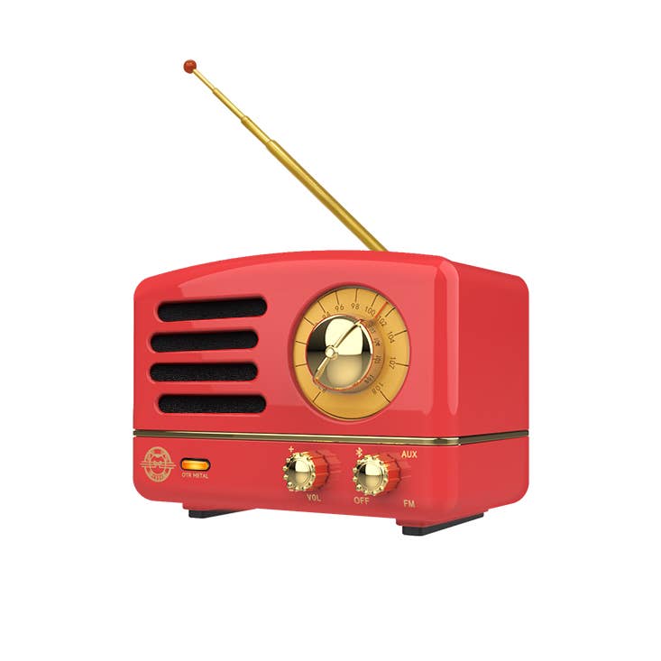 MUZEN OTR Metal Wireless Portable FM Radio Bluetooth Speaker