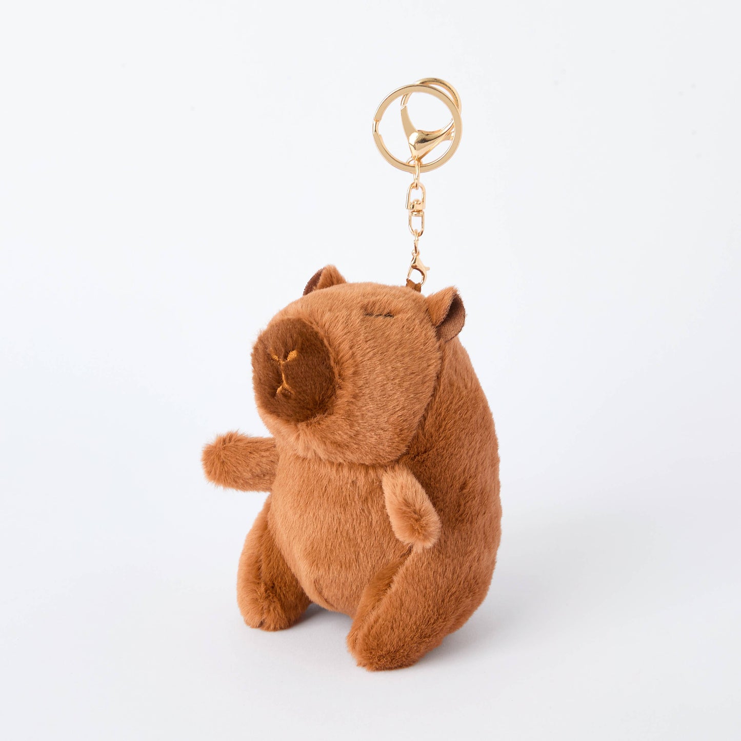 Cute Capybara Plush Keychain Bag Charm