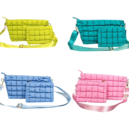 Crossbody Travel Set Bag & Tile Pouch
