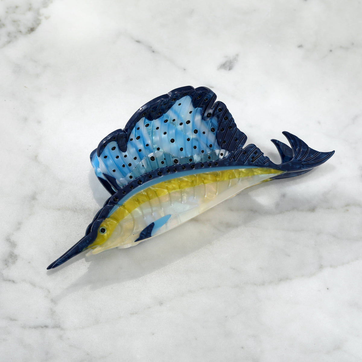 Eco-Friendly Sailfish Hair Clip Claw