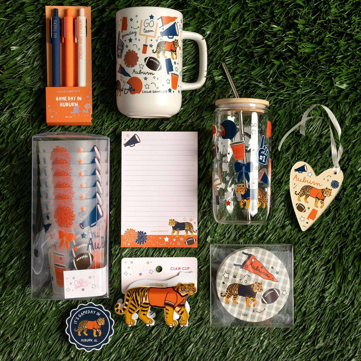 Auburn, AL Football Game Day Claw Hair Clip