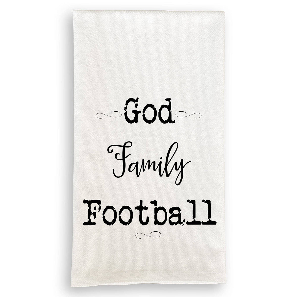 God Family Football in Black