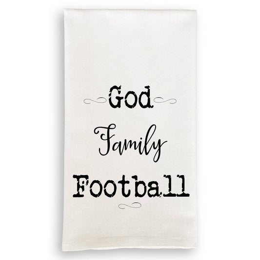 God Family Football in Black