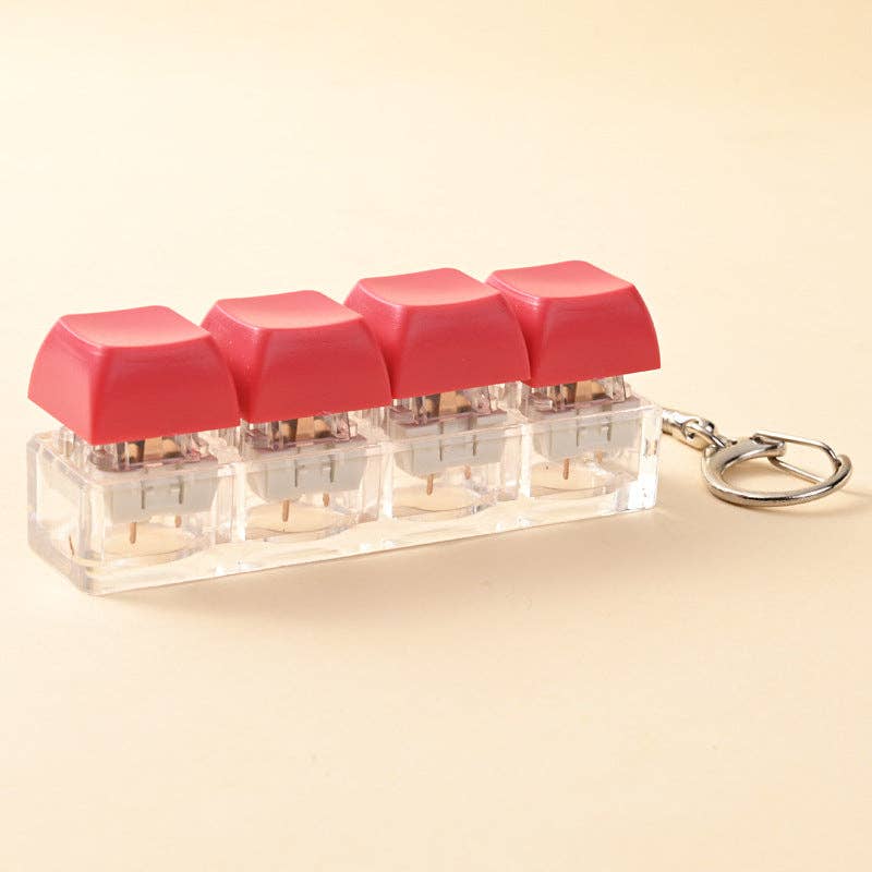 Keychain Fidget Pop Button Stress Relief Toy
