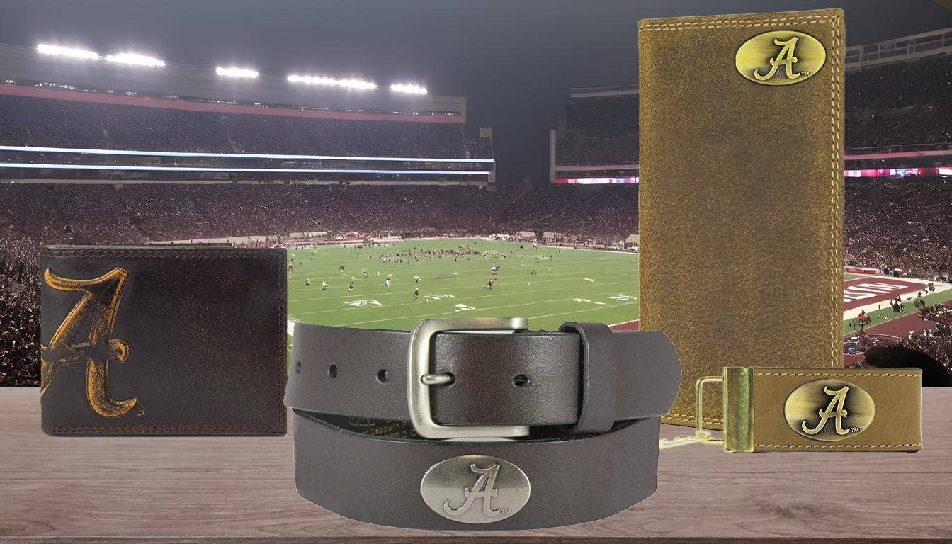 Alabama Crimson Tide Collegiate Woven Ribbon Key Chain. Alabama Key Fob. Alabama Gift. Crimson Tide Key Ring. Brass Clasp and O-Ring.